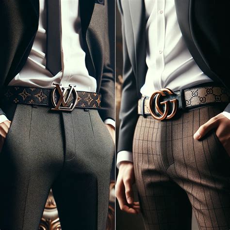 louis vuitton versus gucci belts.